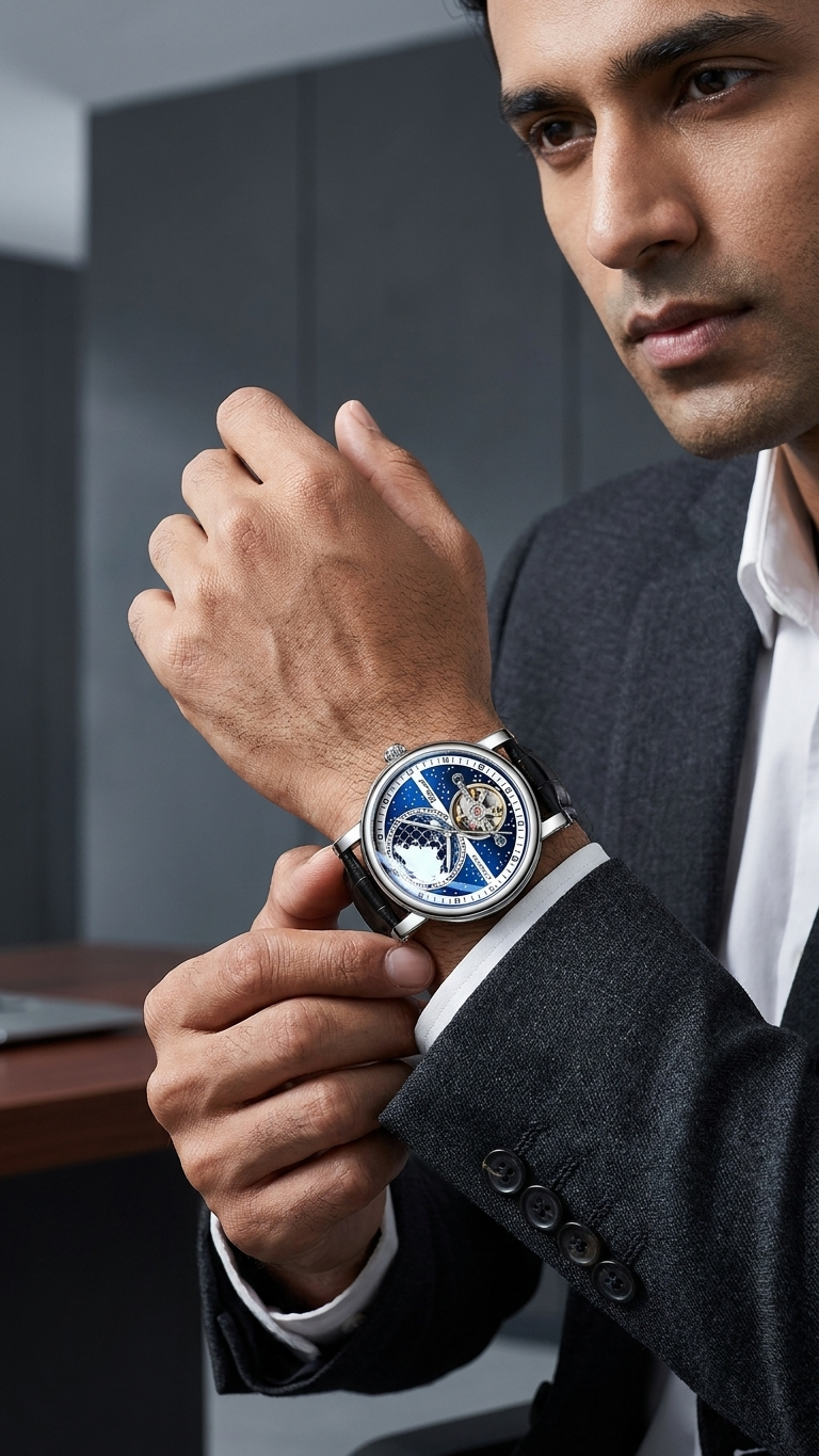 Chenxi Globe Automatic — Blue